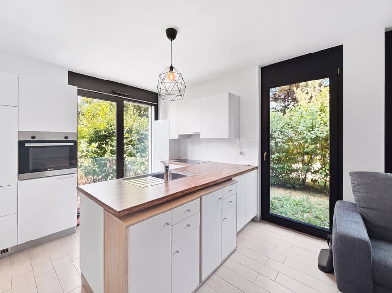 Rare ! Studio avec jardin et parking à Thônex (14)