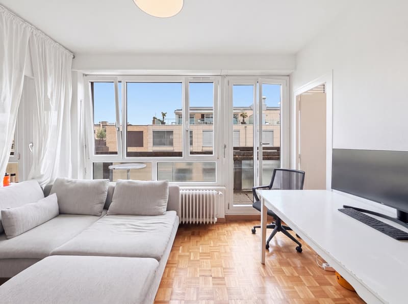 2 pezzi con ampio balcone - Ultimo piano - Hyper-centro di Ginevra (10)