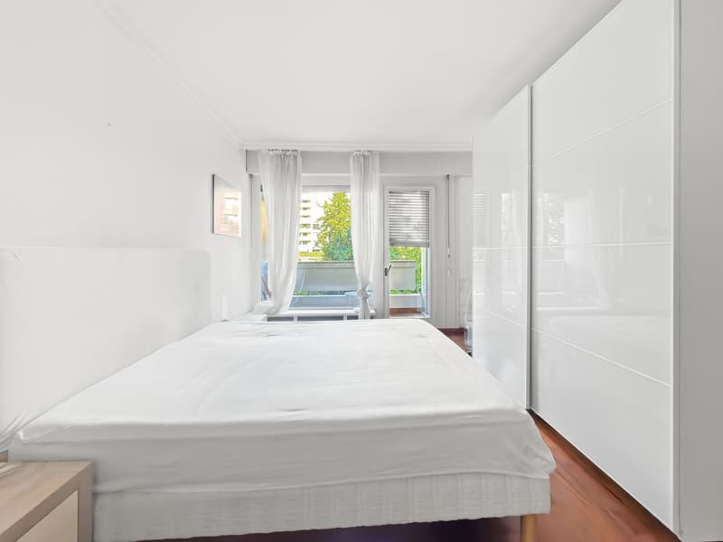 Appartamento luminoso di 3 locali arredato con balcone – Route de Florissant, Ginevra (12)