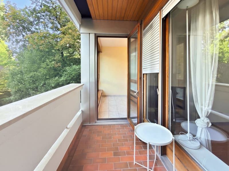 Appartamento luminoso di 3 locali arredato con balcone – Route de Florissant, Ginevra (14)