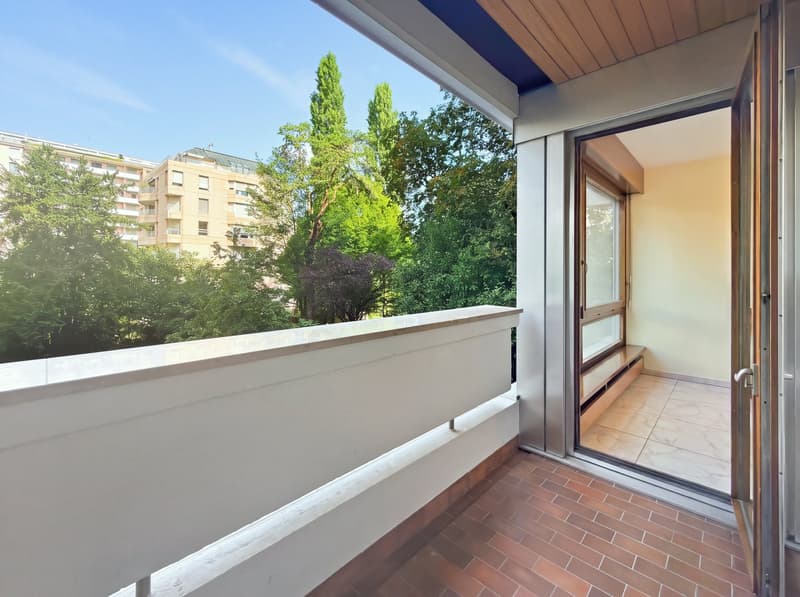 Appartamento luminoso di 3 locali arredato con balcone – Route de Florissant, Ginevra (16)