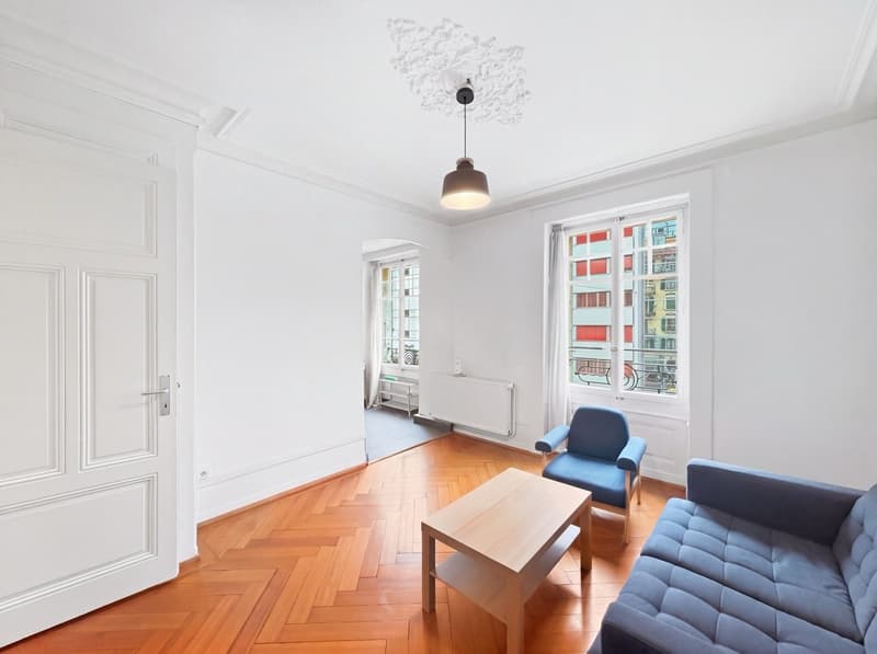 Charmant appartement meublé de 2 pièces à louer – Rue de Vermont, Genève (1)