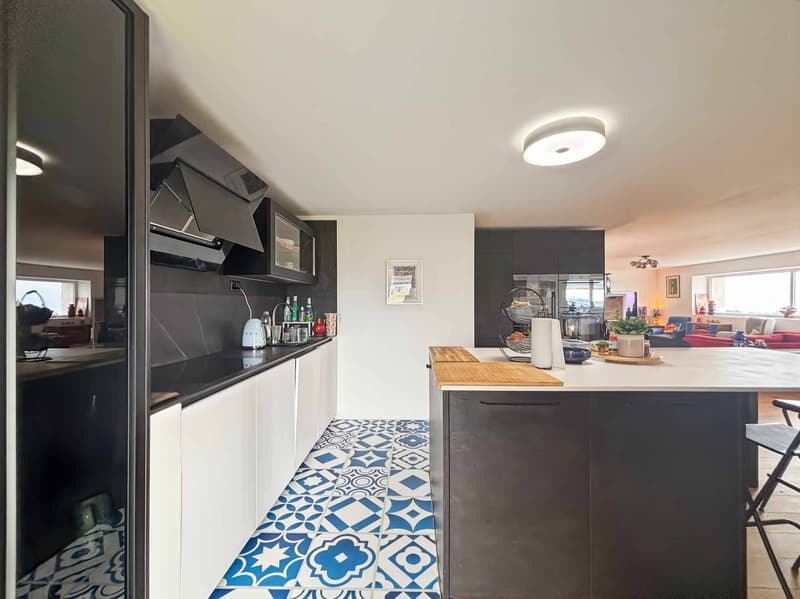 Triplex 6.5 rooms with lake view, completely renovated (6)