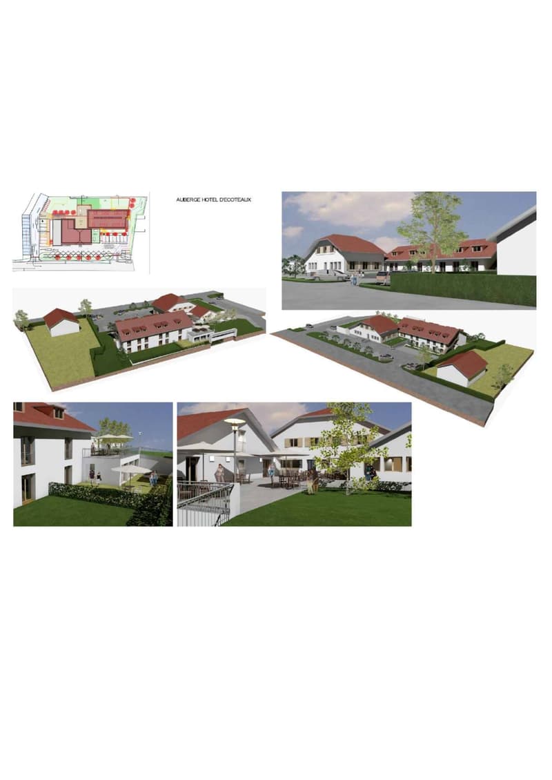 Inn with expansion project and leisure center - Écoteaux (3)
