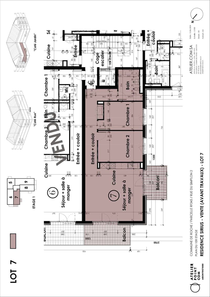 Apartment 3.5 rooms in Roche VD - Lot 7 (11)