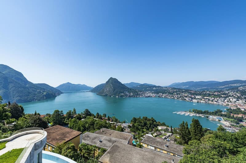 Lugano-Aldesago: Penthouse de luxe sur le Monte Brè: vue imprenable sur le lac! (4)