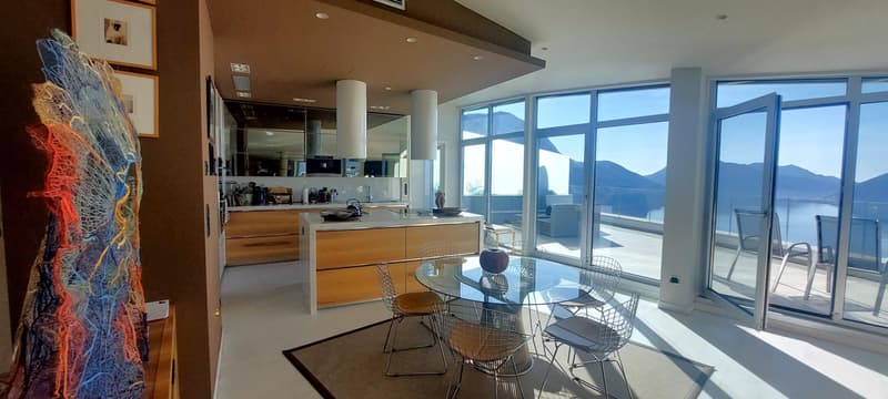 Lugano-Aldesago: Penthouse de luxe sur le Monte Brè: vue imprenable sur le lac! (13)