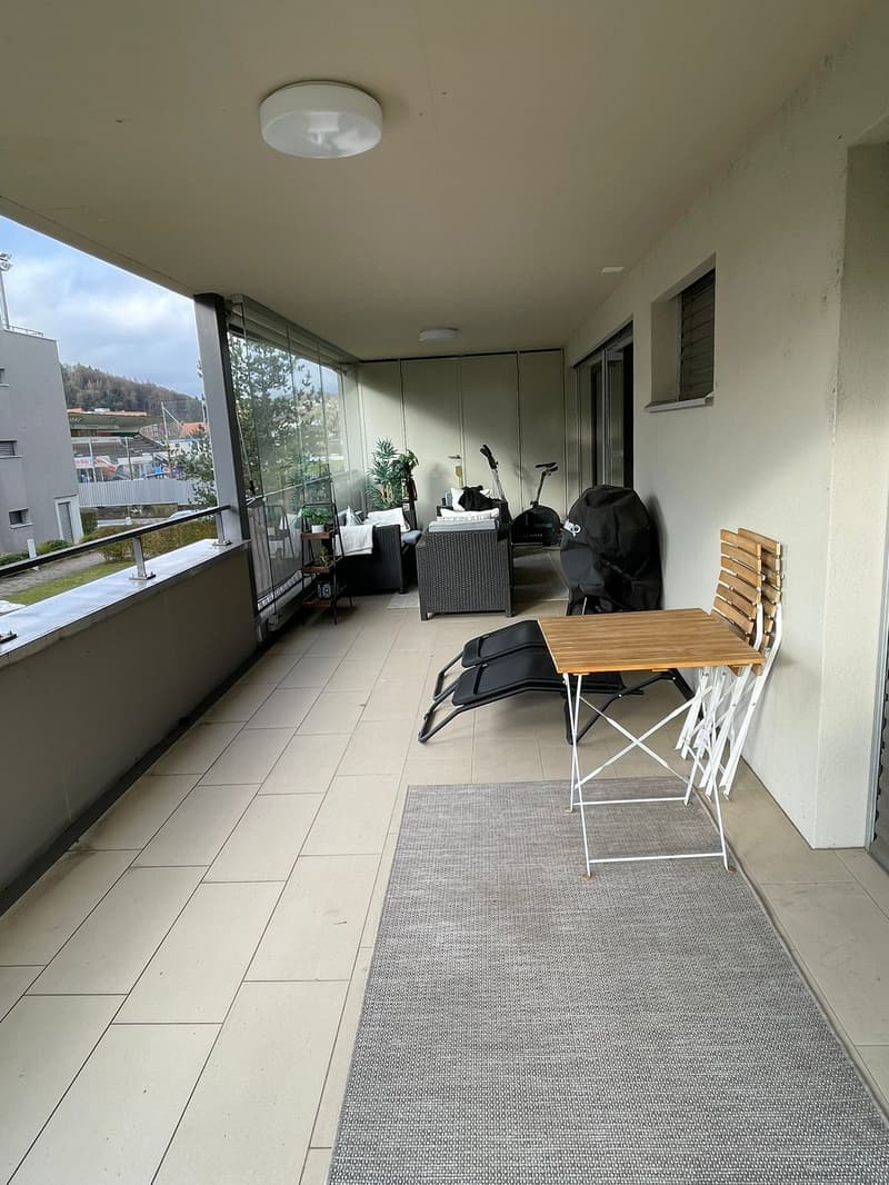grosser Balkon