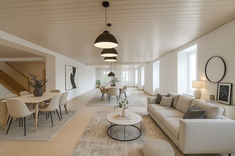 UNIQUE: House terrace of 8.5 rooms with views of the countryside (2)