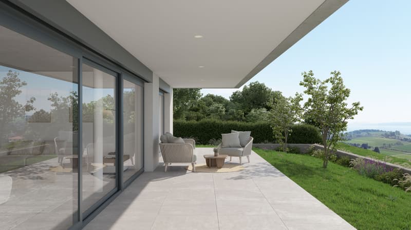 Rez-de-jardin avec vue somptueuse. (2)