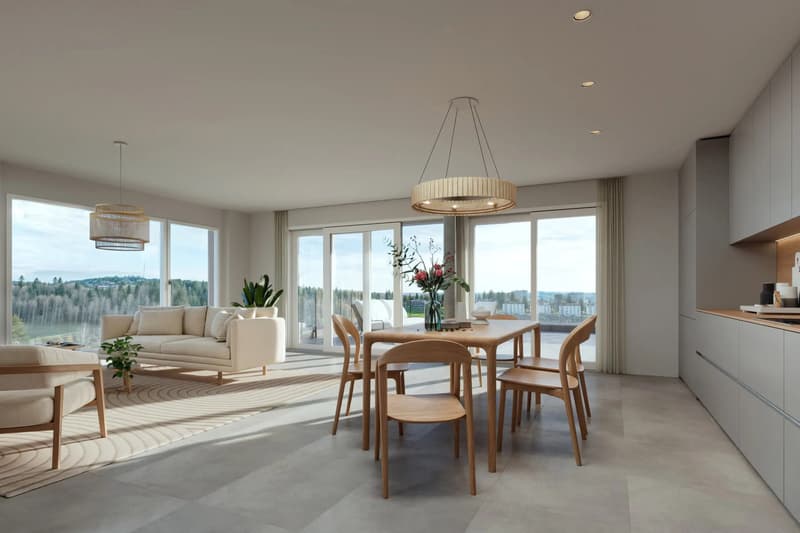 Appartement de 3,5 pièces au dernier étage. (7)