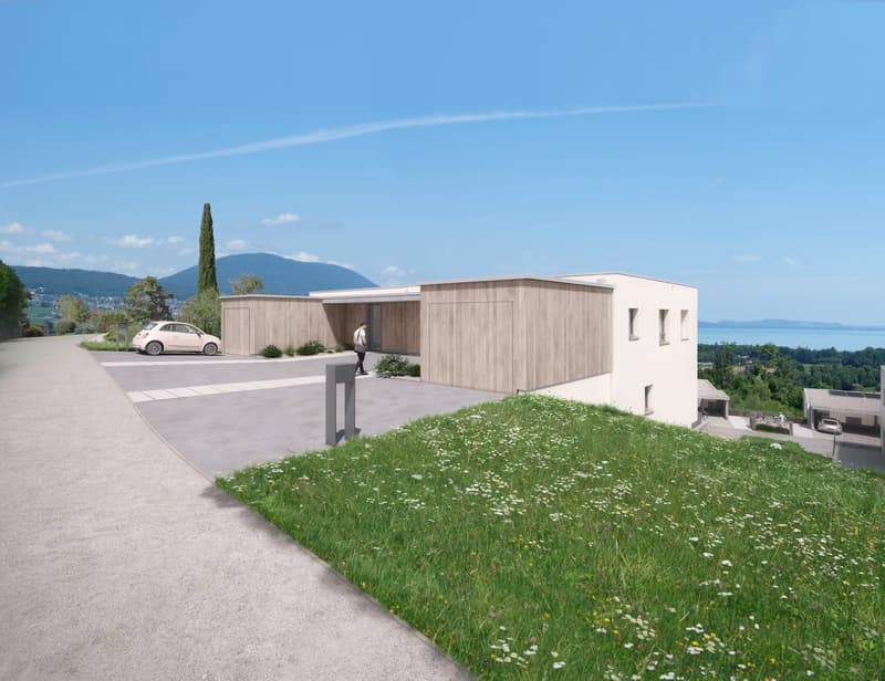 Villa mitoyenne contemporaine de 6,5 pièces. (7)