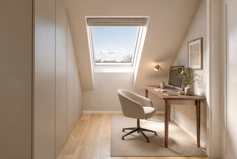 Confortable 2,5 pièces neuf, avec balcon. (10)