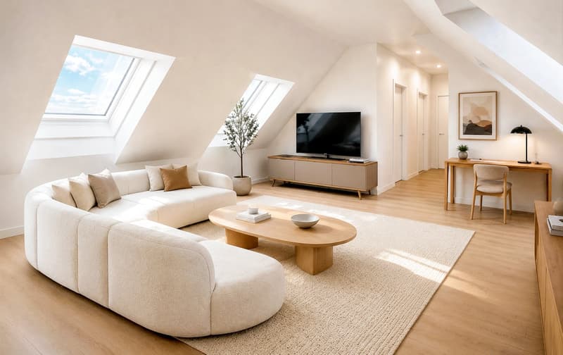 Confortable 2,5 pièces neuf, avec balcon. (2)