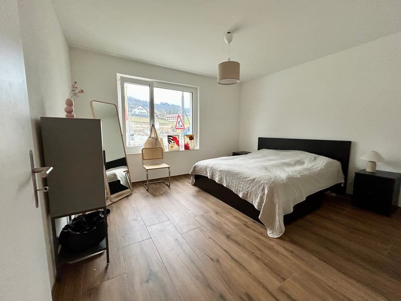 Moderne 3.5-Zimmer-Wohnung im Erdgeschoss in Rickenbach – Neubau mit Balkon und Lift (6)