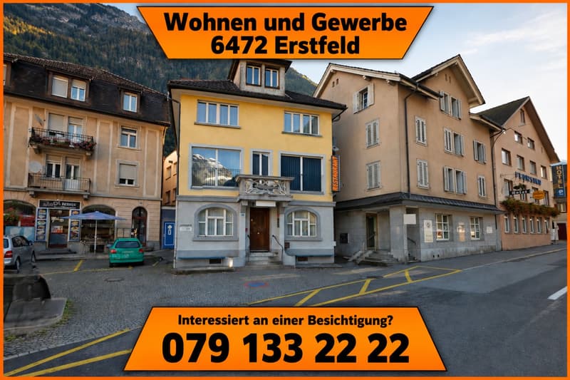 Zwei Liegenschaften. Ein Preis. Wohnen und Gewerbe im Zentrum (1)