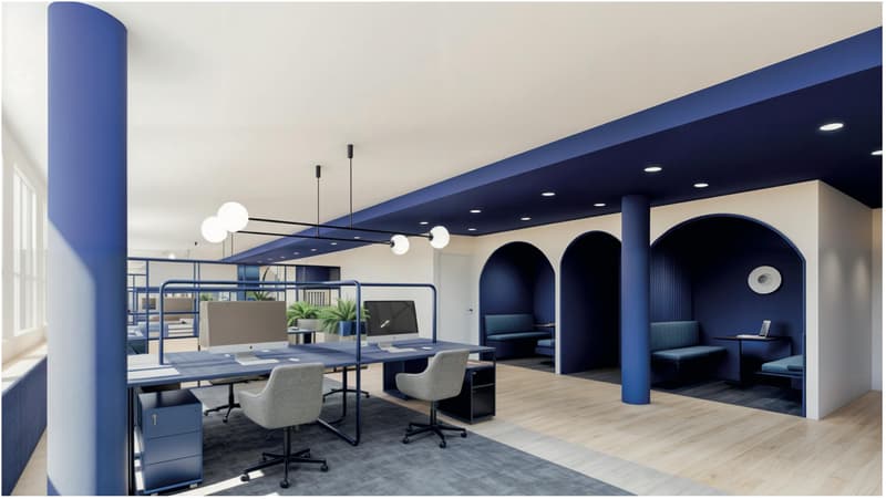 Surfaces de bureaux rénovées de 300m2 aux Cadolles (7)
