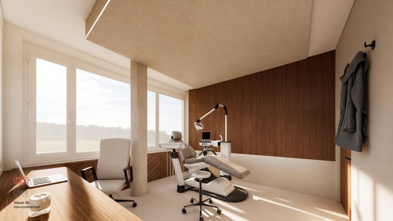 Piano terra di 265 m² in un edificio ristrutturato alle Cadolles (13)