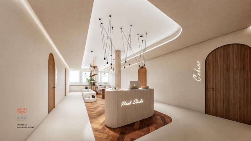 Piano terra di 265 m² in un edificio ristrutturato alle Cadolles (10)
