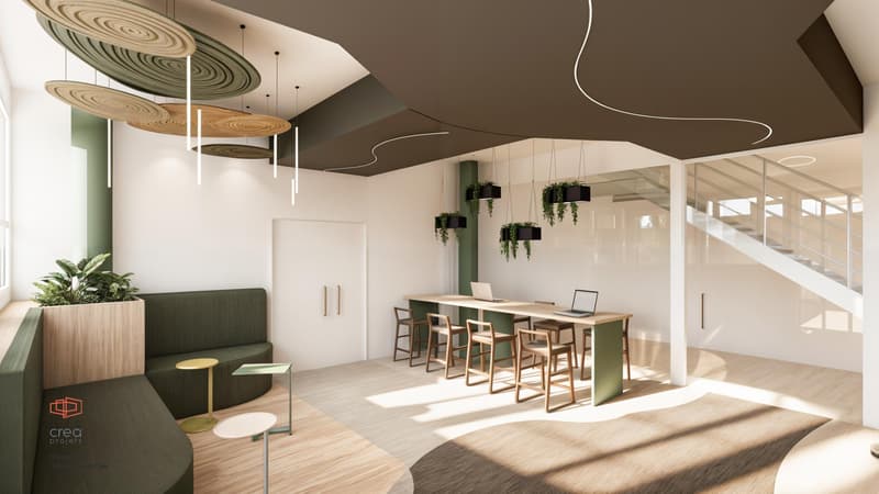 Piano terra di 265 m² in un edificio ristrutturato alle Cadolles (8)