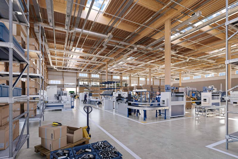 Nouvelle halle industrielle avec 5000 m², approuvée et flexible d'utilisation (3)