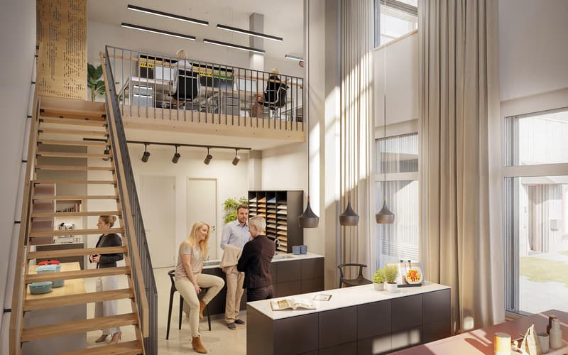 Lichtdurchflutete Showroom- & Bürofläche über zwei Etagen im CHAMA Lorenzpark (1)