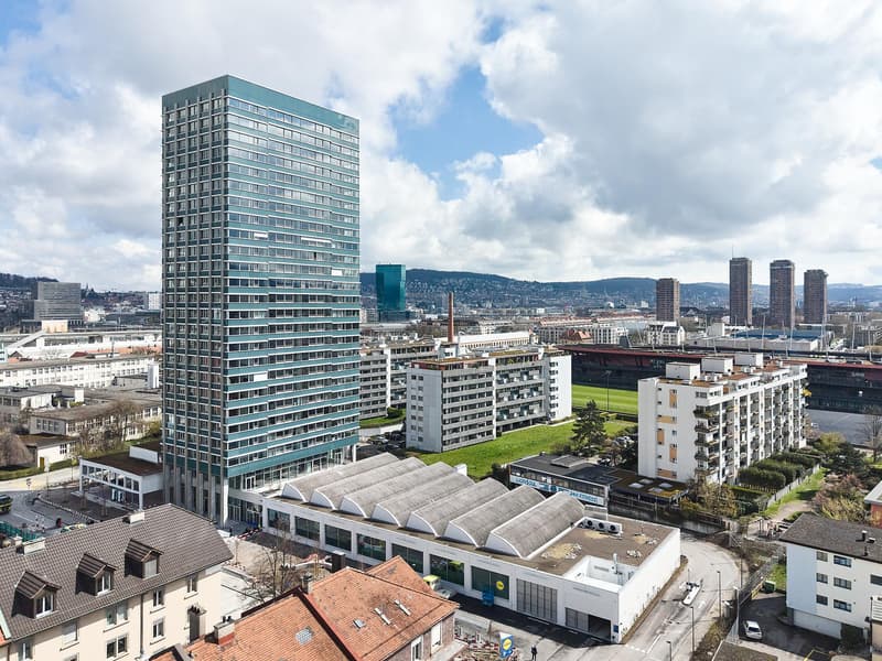 Über den Dächern von Zürich 2.5-Zimmerwohnung im 11. Stock (1)