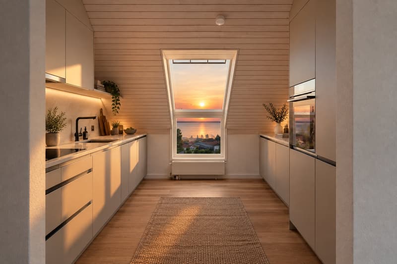 Helle Dachwohnung mit Seesicht (2)