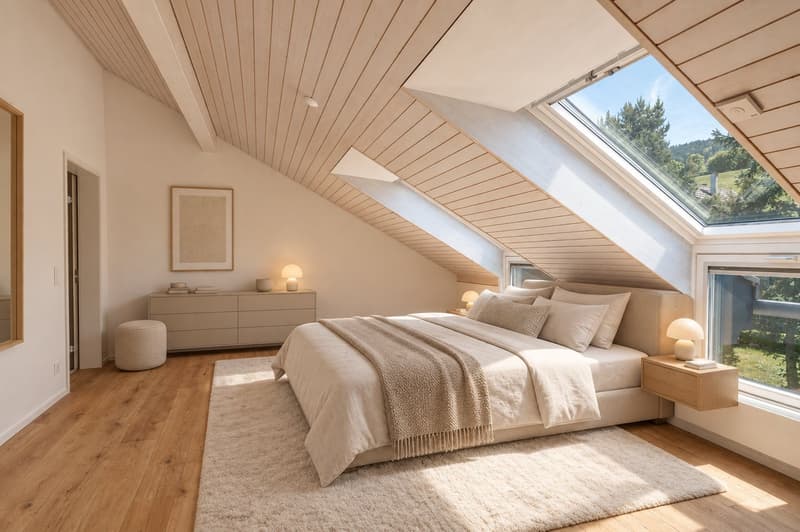 Helle Dachwohnung mit Seesicht (3)
