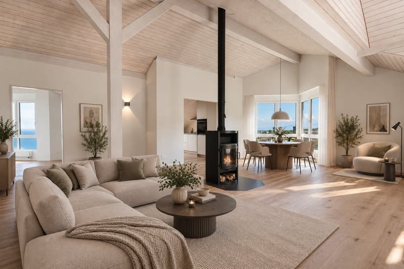 Helle Dachwohnung mit Seesicht (1)