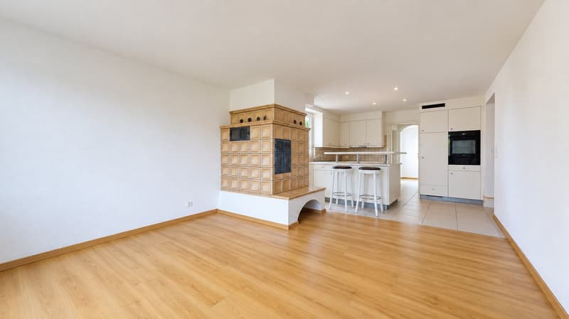 Charmanter 4.5-Zimmer-Hausteil mit Terrasse, Garten und Kachelofen in Rekingen (1)