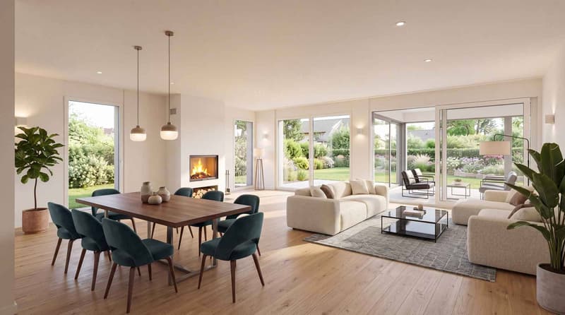 Contemporary new exceptional villa comprising two independent apartments (1)
