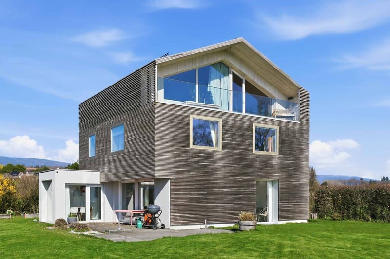 Beautiful house with lake view and Mont-Blanc, 4 bedrooms - Large garden (9)