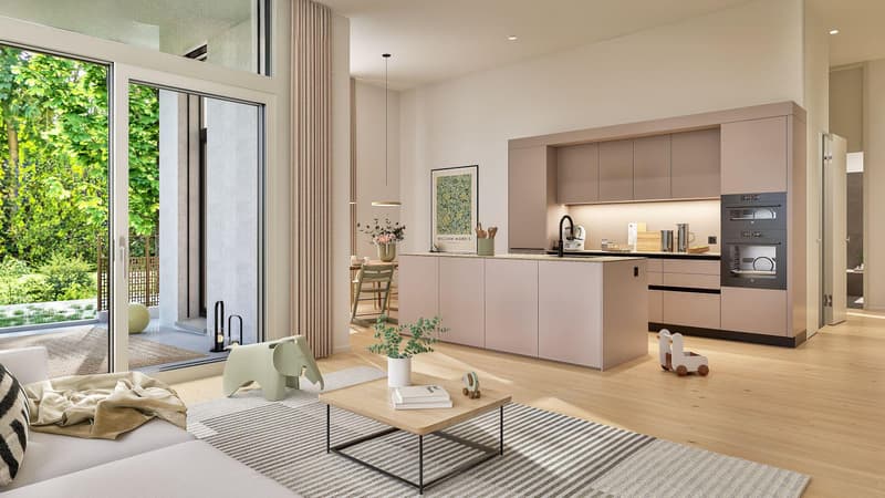 Livingstone CHAMA: einzigartige Garten-Galeriewohnung mit 3.50 m Raumhöhe (5)
