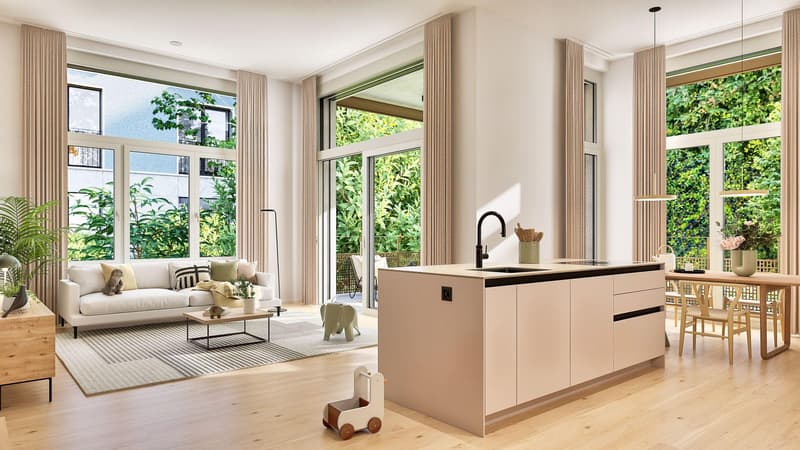 Livingstone CHAMA: einzigartige Garten-Galeriewohnung mit 3.50 m Raumhöhe (6)