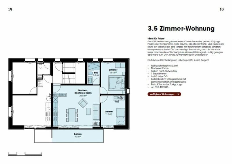 Eggetli-Adelboden - 2.5 Room Apartments (5)