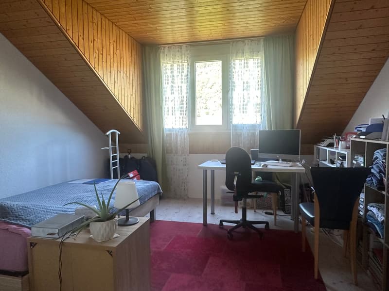 Appartement mansardé de 4,5 pièces confortable avec terrasse (7)