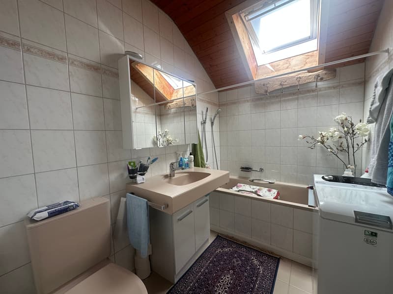 Appartement mansardé de 4,5 pièces confortable avec terrasse (6)