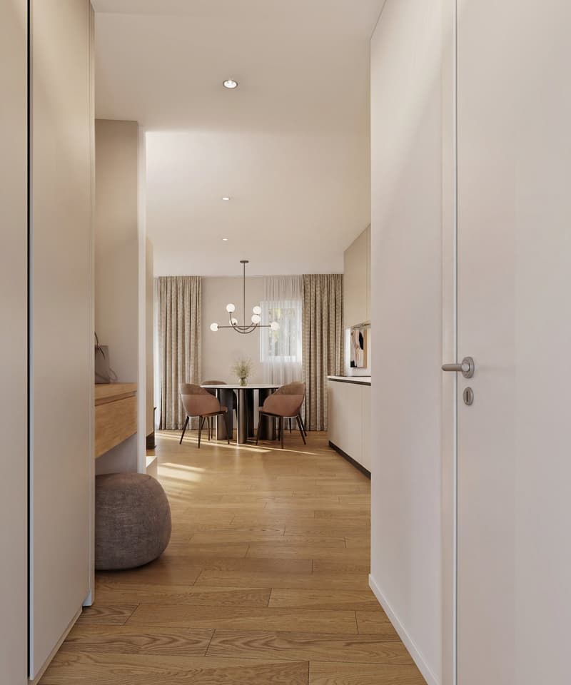 Beautiful 3.5-room attic apartment with breathtaking views of Saxon! (4)