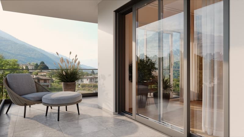 RARE: Splendid 4.5-room new apartment in an ideal setting in Saxon! (1)