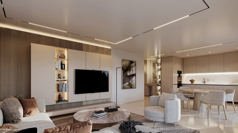 Magnifique appartement neuf de 3,5 pièces avec terrasse et jardin privatif à Vouvry ! (1)