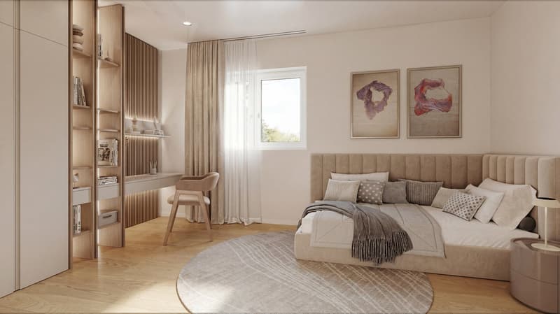 Magnifique appartement neuf de 3,5 pièces avec terrasse et jardin privatif à Vouvry ! (4)