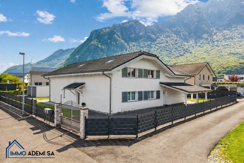 Spacieuse villa individuelle de 269 m² avec 2 logements, sur une parcelle de 1'009 m² au Bouveret ! (3)