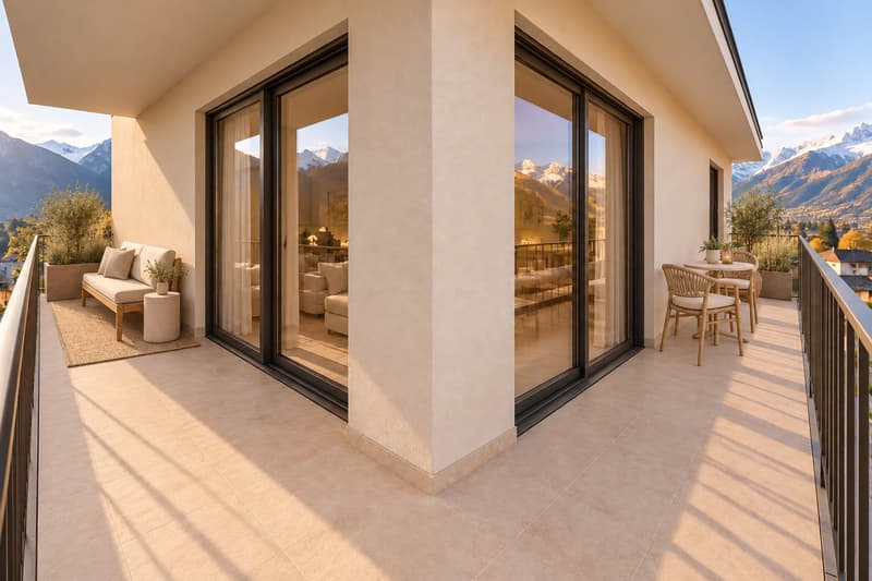 Superbe appartement neuf de 3,5 pièces avec grand balcon à Evionnaz ! (6)