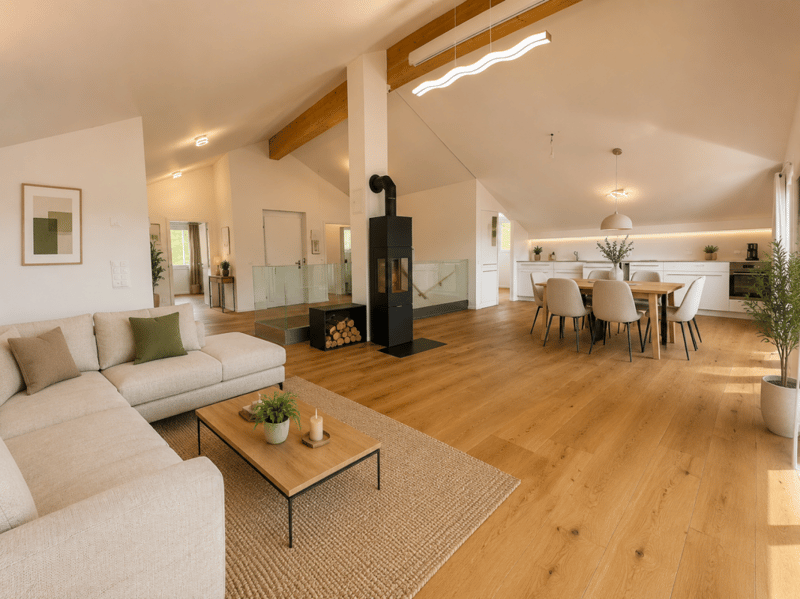 Penthouse stiloso con vista panoramica & privacy (6)