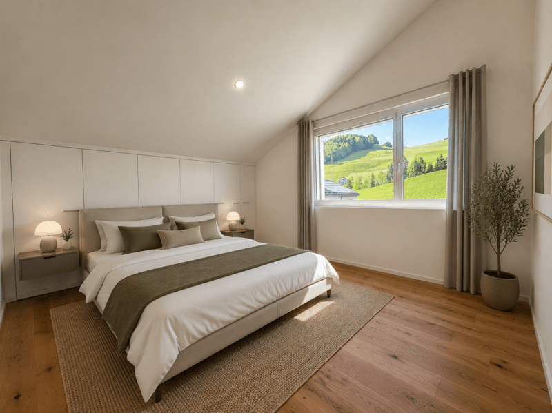 Penthouse stiloso con vista panoramica & privacy (5)