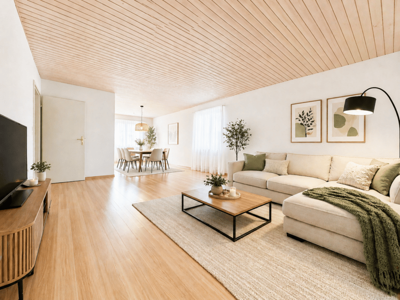 Affascinante, spaziosa maisonette con balcone in un'area verde (1)