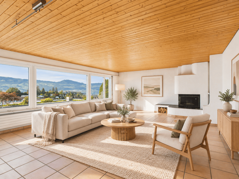 UNVERBAUBARE PANORAMASICHT ÜBER DEN ZÜRICHSEE (3)