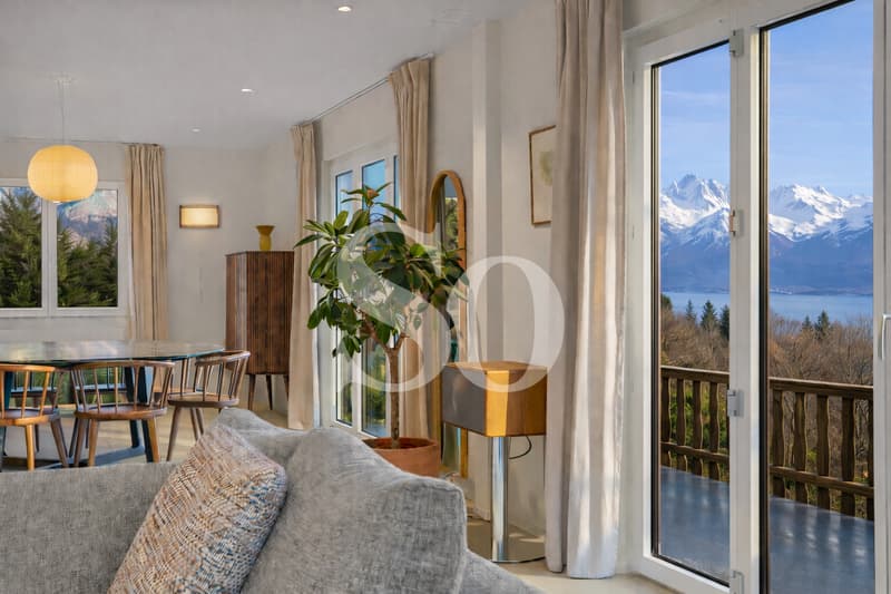 Exclusivity: Renovated Villa with Pool, Lake View and Mont-Blanc View (1)