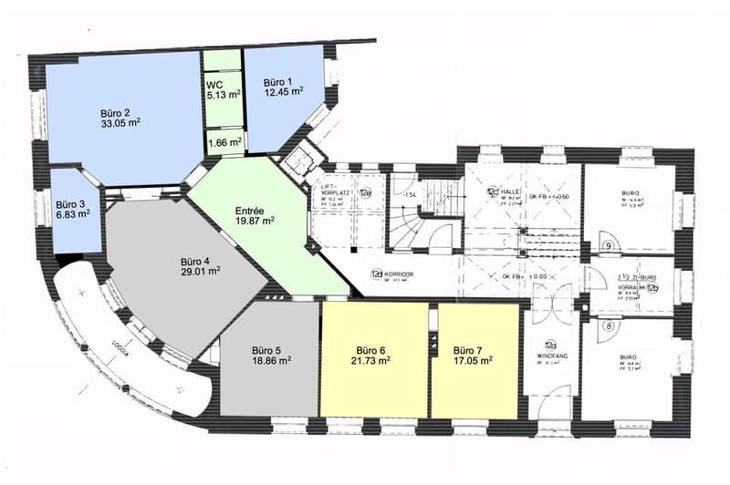 CENTRALLY LOCATED OFFICE WITH 2 ROOMS AND A LOT OF CHARM (7)